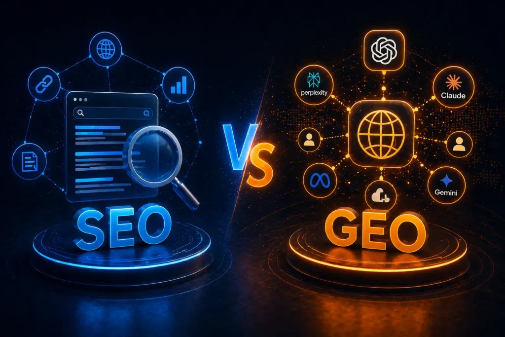 SEO vs GEO — What Changes and What Stays the Same